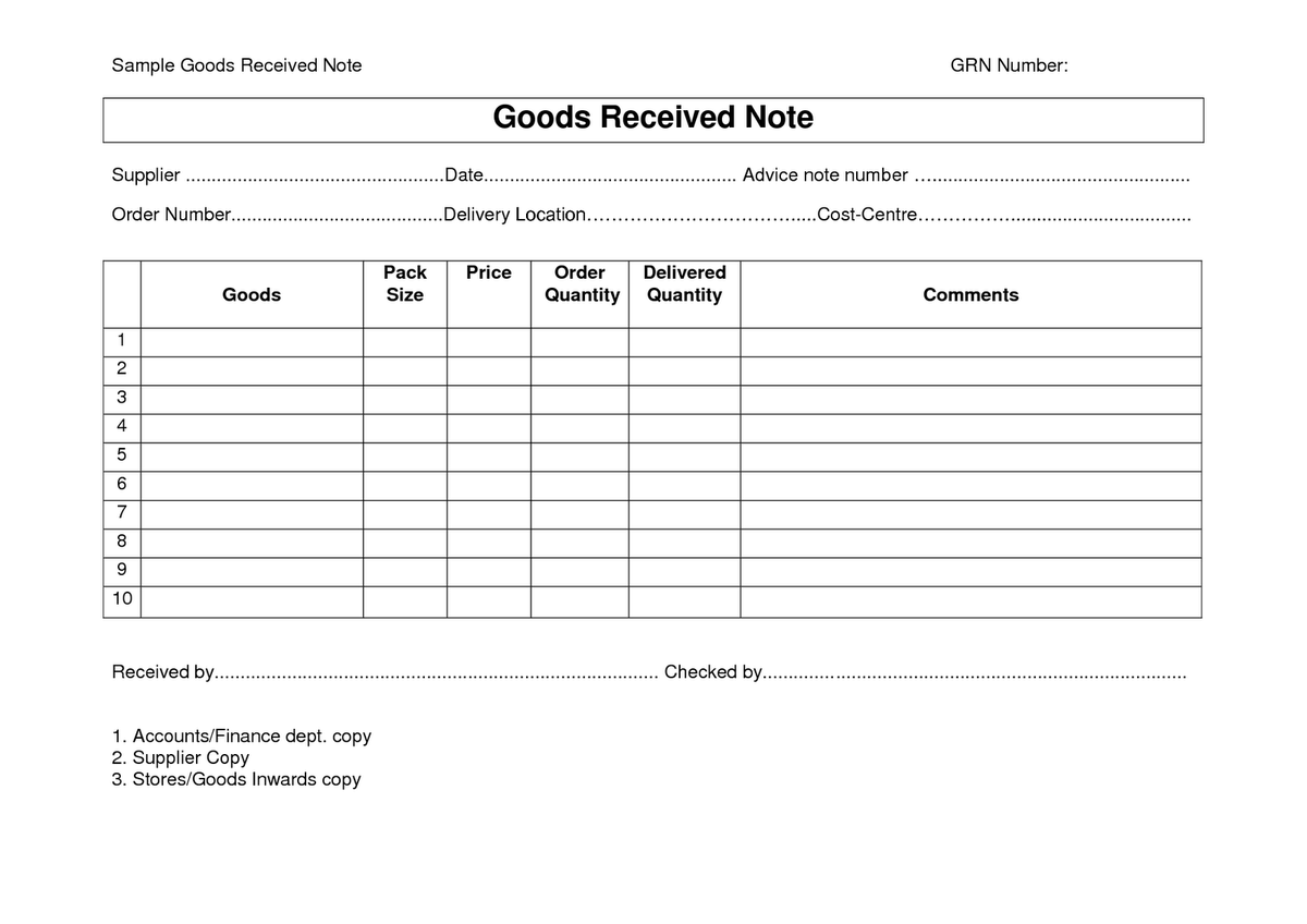 GRN Format